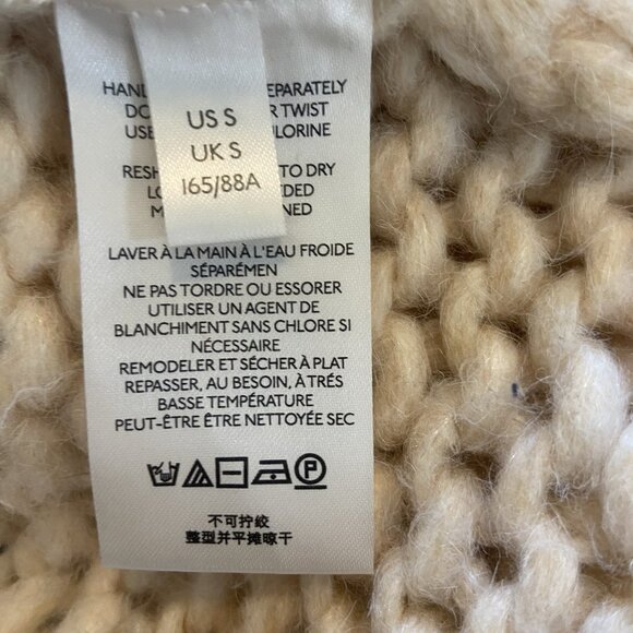 Free People Be There Knit Oversized Comfy Sweater Size Small Cozy Indie sleeze - Picture 8 of 12